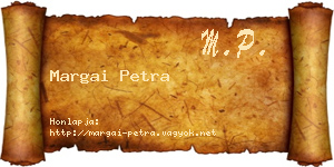 Margai Petra névjegykártya